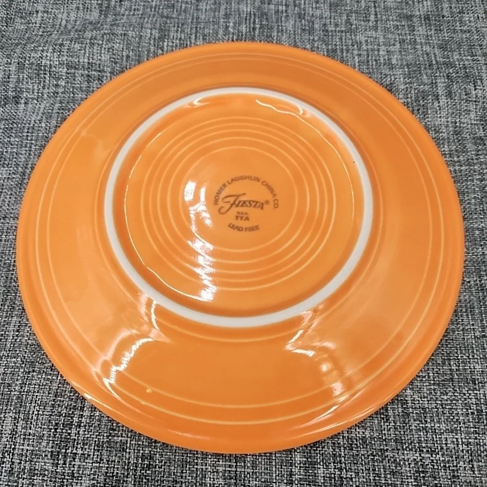 Fiesta Tangerine Orange Fruit Bowl 7 1/4
